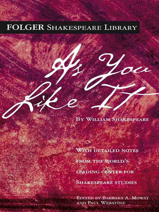 Title details for As You Like It by William Shakespeare - Available